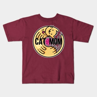 Cat Mom Kids T-Shirt